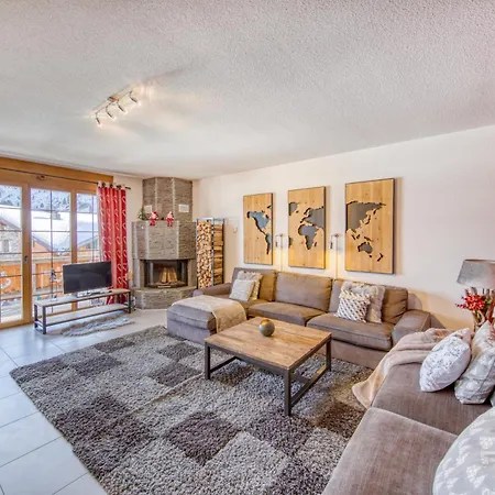 Apartment Hermine 1, Ski-in Ski-out With Chimney Les Crosets