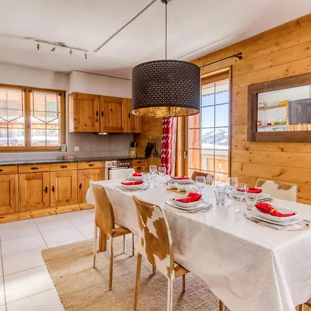 Hermine 1, Ski-in Ski-out With Chimney Les Crosets