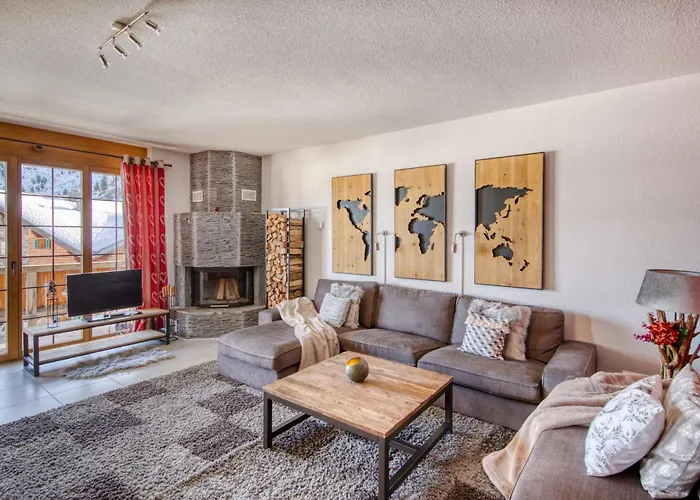 Hermine 1, Ski-in Ski-out With Chimney Apartment